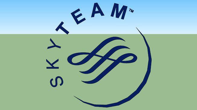 SkyTeam Logo - SkyTeam Logo | 3D Warehouse