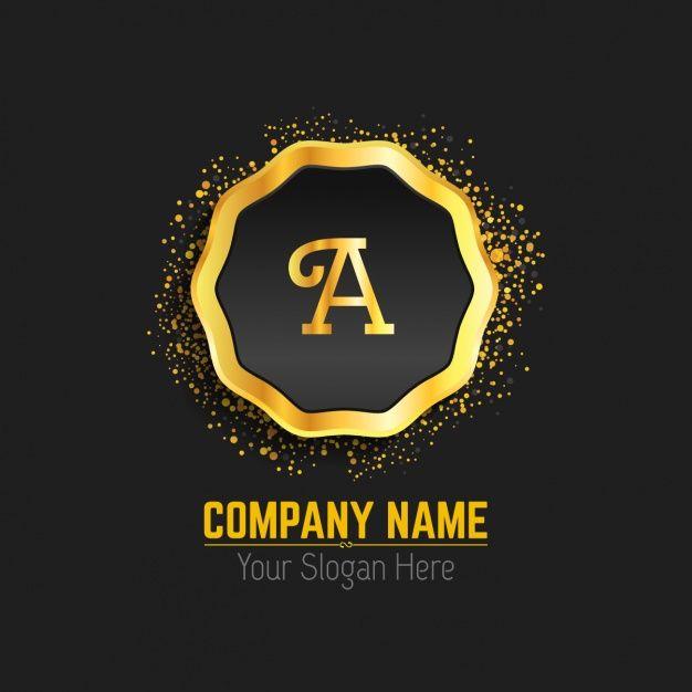 Golden Logo - Golden logo template Vector | Free Download