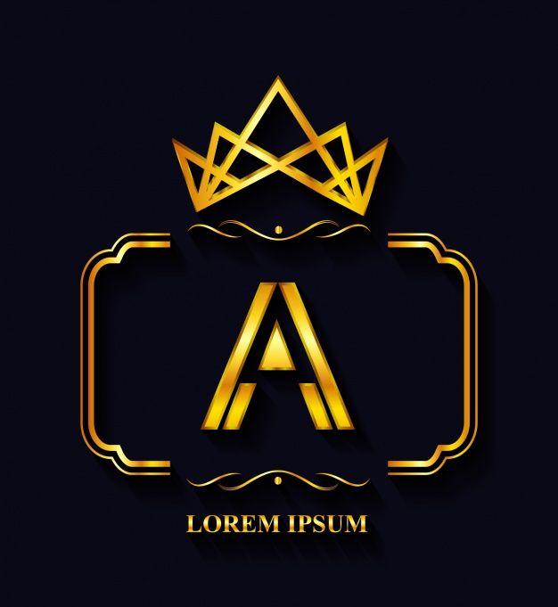 Golden Logo - Golden logo template Vector | Free Download