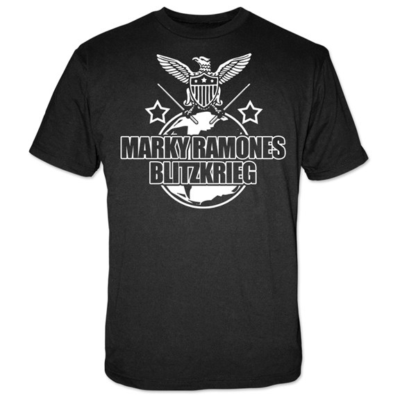 Blitzkrieg Logo - Marky Ramone's Blitzkrieg Logo T Shirt MR Blitzkrieg T Shirt