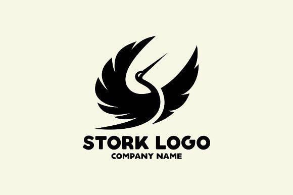 Stork Logo - Stork Logo ~ Logo Templates ~ Creative Market