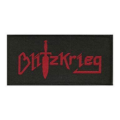 Blitzkrieg Logo - Blitzkrieg Logo Patch Iron on Sew Applique Embroidered Patches ...