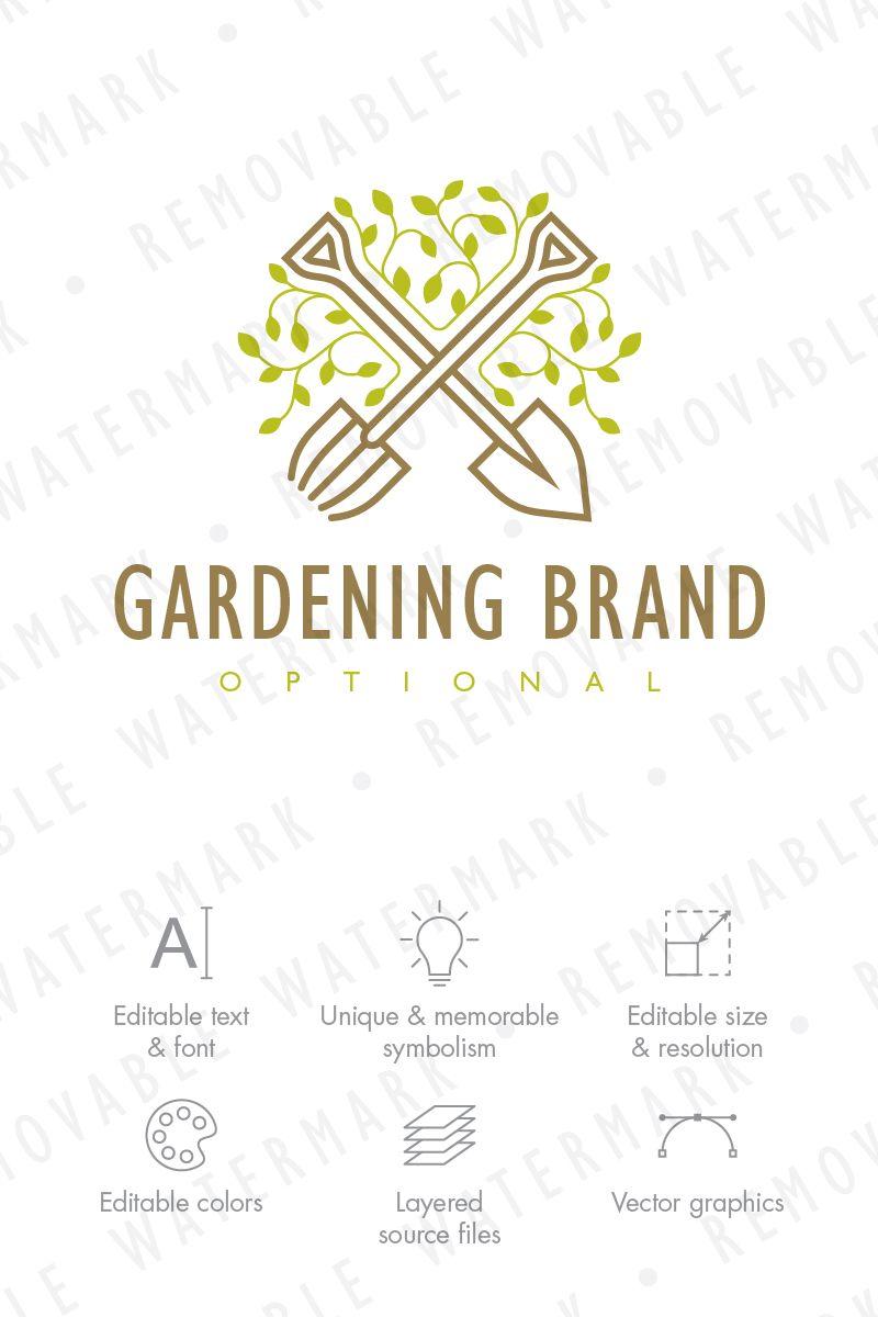 Gardening Logo - Sustainable Gardening Logo Template
