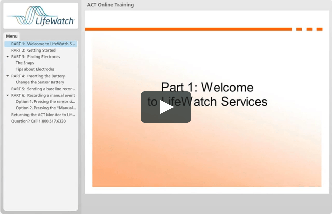 LifeWatch Logo - LifeWatch MCT 3-lead Sensor Patient Video on Vimeo