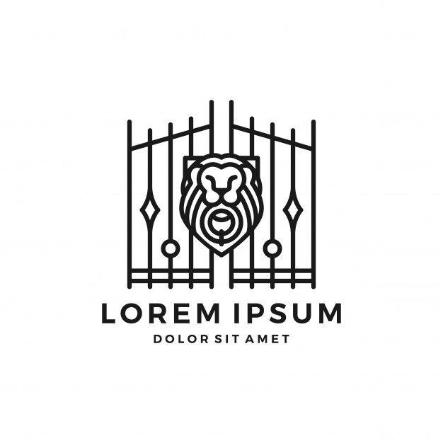 Gate Logo - Lion gate logo Vector