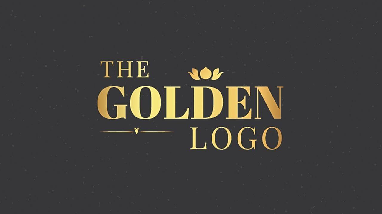 Golden Logo - Illustrator Logo Design Vintage Tutorial Golden