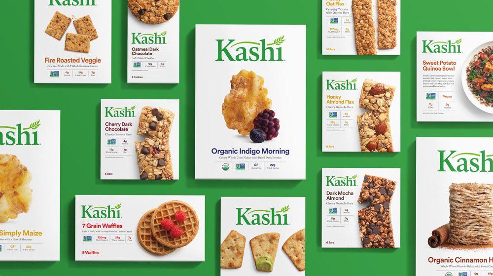Kashi Logo - Brand New: New Logo and Packaging for Kashi by Jones Knowles Ritchie