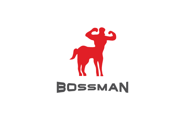 Centaur Logo - Bossman Centaur Logo Design | Logo Cowboy
