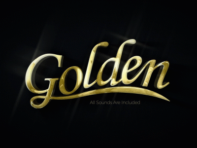 Golden Logo - Elegant Logo Pack (GOLD) by Ulyana.Studio | Dribbble | Dribbble
