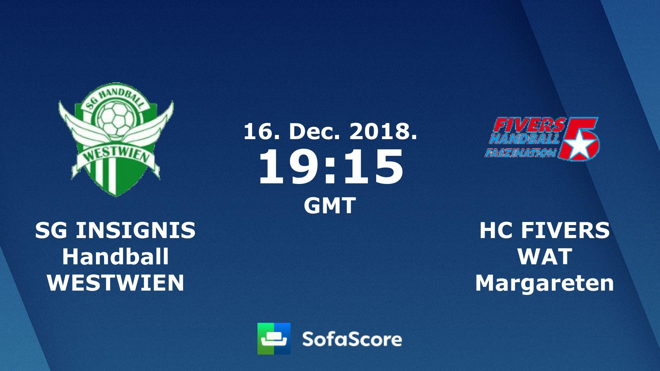 Insignis Logo - SG INSIGNIS Handball WESTWIEN HC FIVERS WAT Margareten live score ...