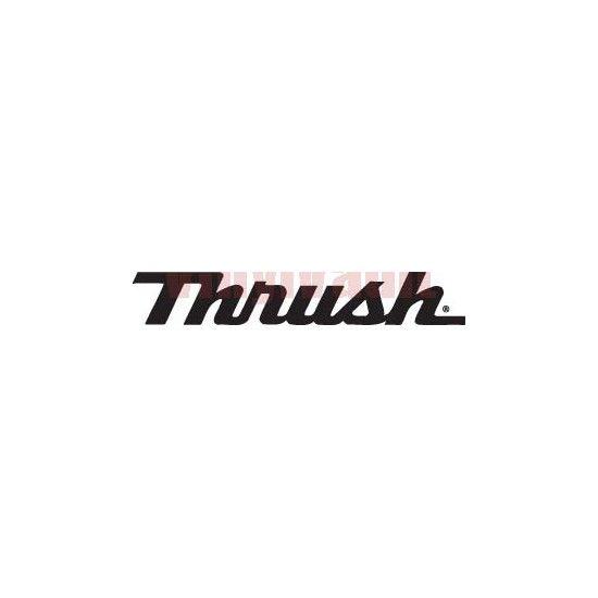 Exhaust Logo - THRUSH EXHAUST Logo Vinyl Car Decal
