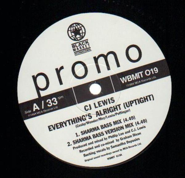 Uptight Logo - Everything's Alright (Uptight) / Human Nature - CJ Lewis | 12 ...