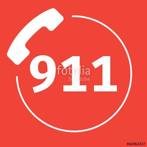 911 Logo - 911 Emergency Call Number Logo