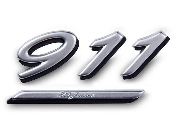 911 Logo - logo in silver for Porsche 964
