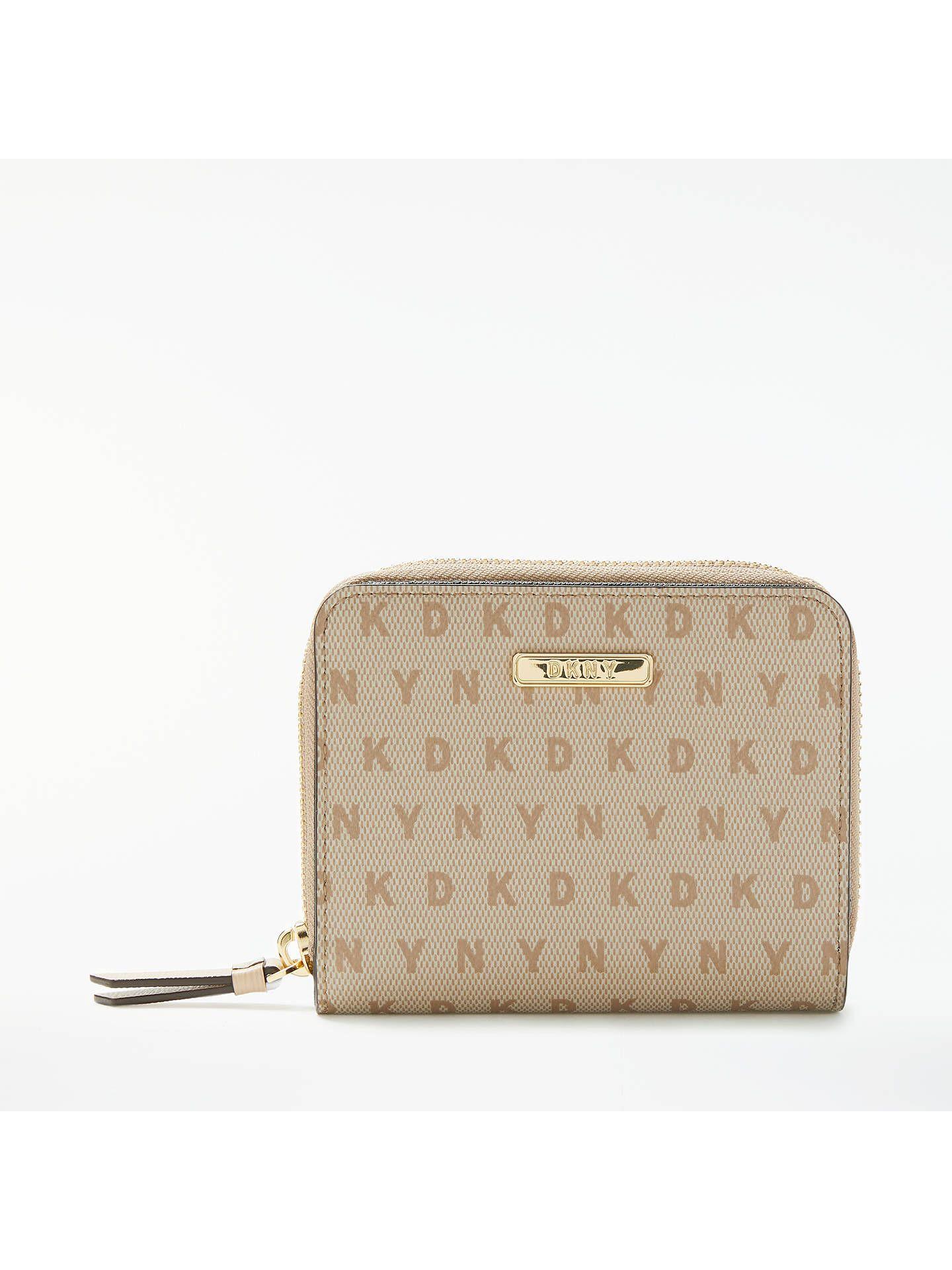 Dnky Logo - DKNY Logo Small Carryall Purse, Eggnog at John Lewis & Partners