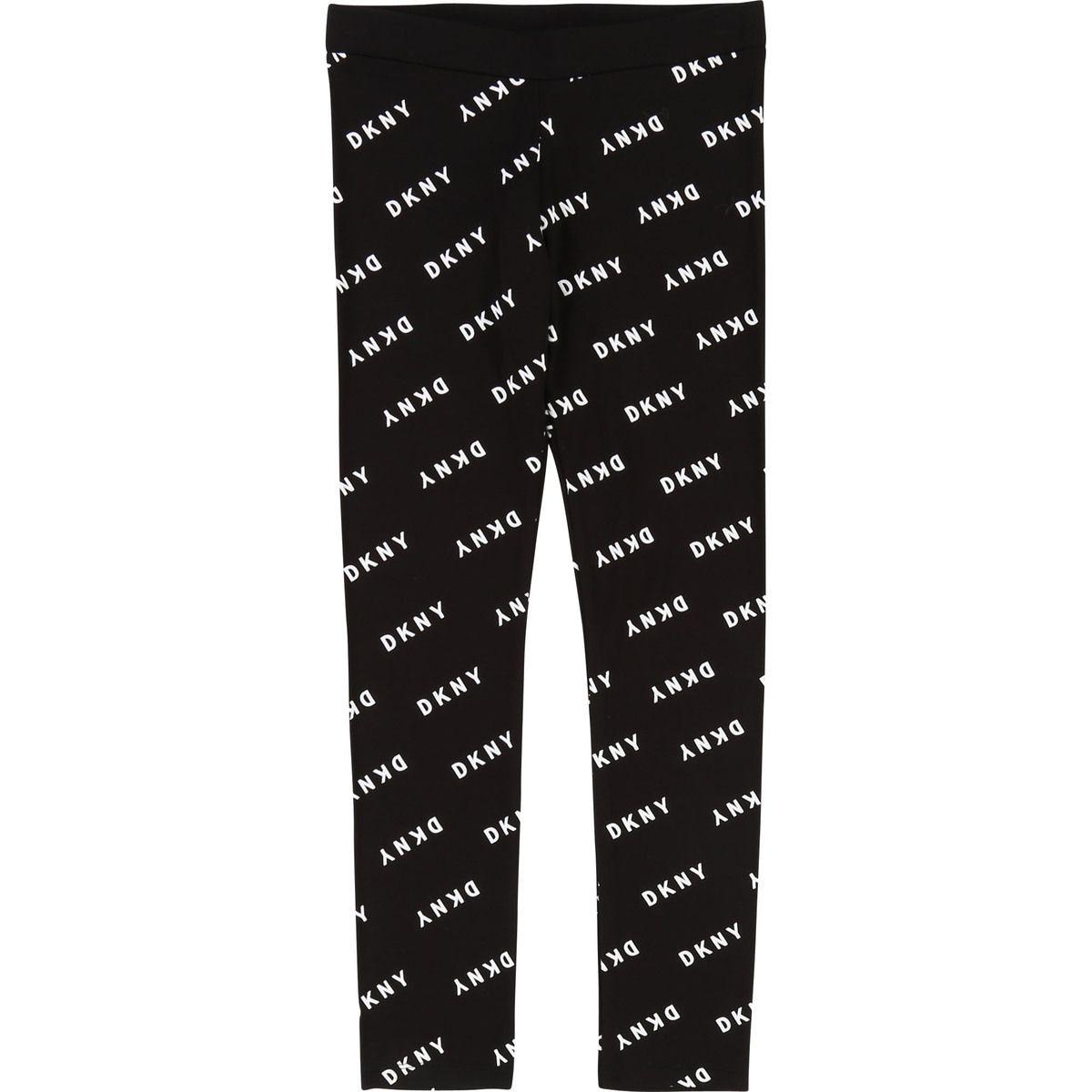 Dnky Logo - Buy our DKNY Logo Print Leggings Black D34932 - DKNY - 9 - 16 Years ...