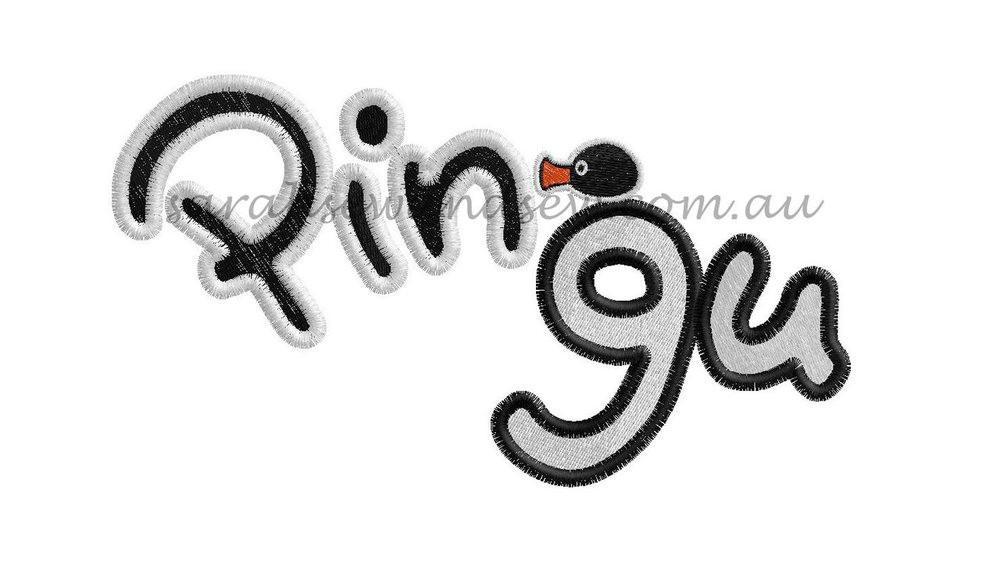 Pingu Logo - Pingu Logo Embroidery Design