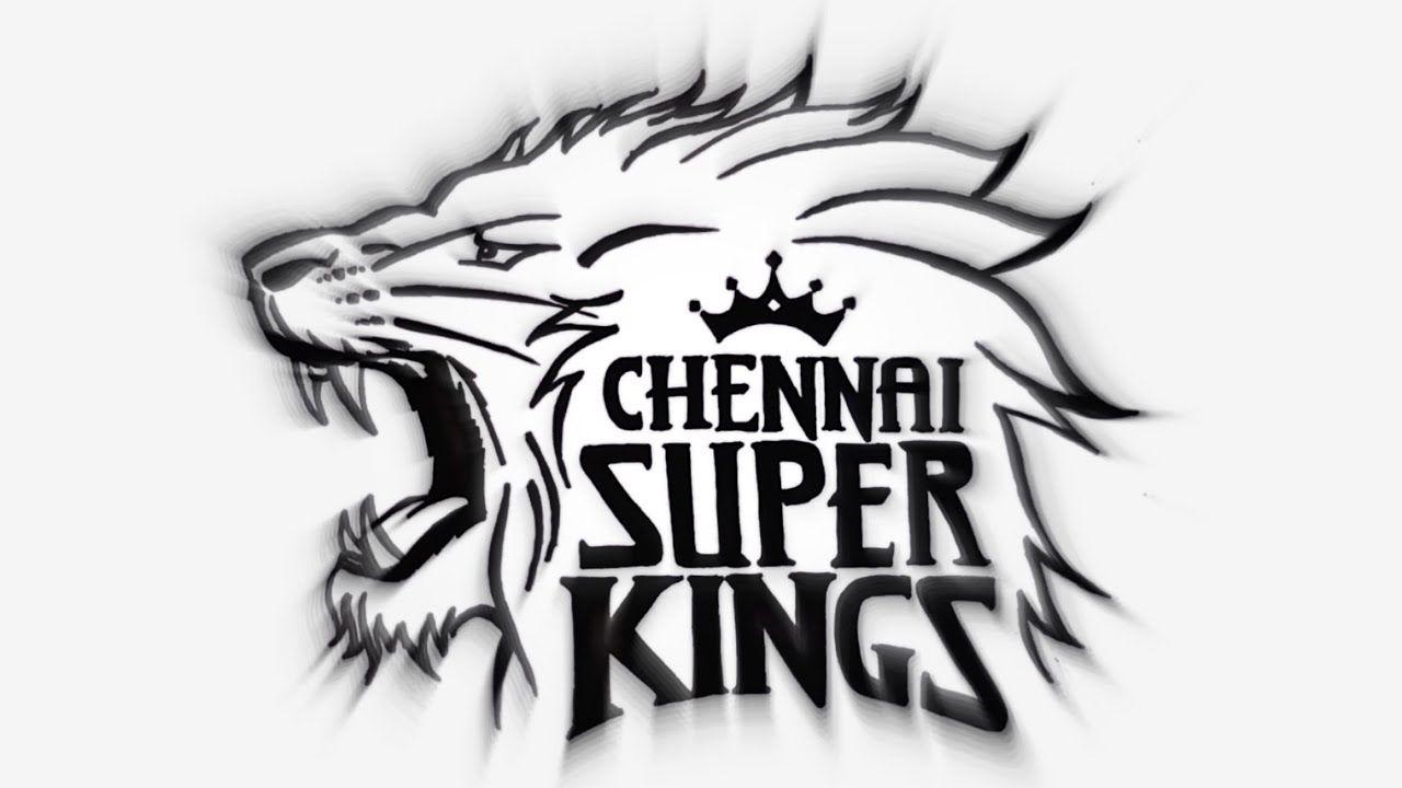 chennai super kings logo black