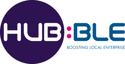Ble Logo - HUB:BLE colour logo — University of Leicester