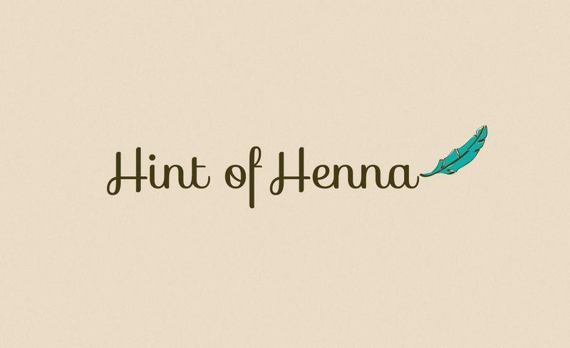 Hint Logo - Elegant, Modern, Hair Logo Design for Hint of Henna