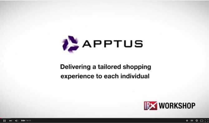 Apptus Logo - Delivering a tailored shopping experience