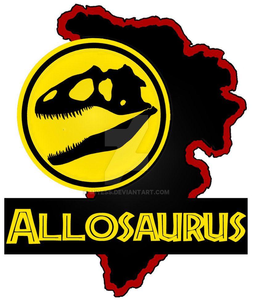 Allosaurus Logo - Allosaurus skull Logo
