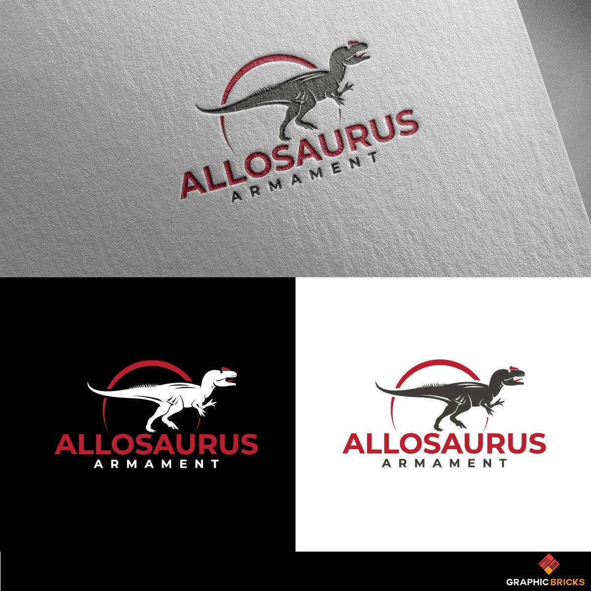 Allosaurus Logo - Masculine, Serious Logo Design for ALLOSAURUS ARMAMENT by Graphic ...