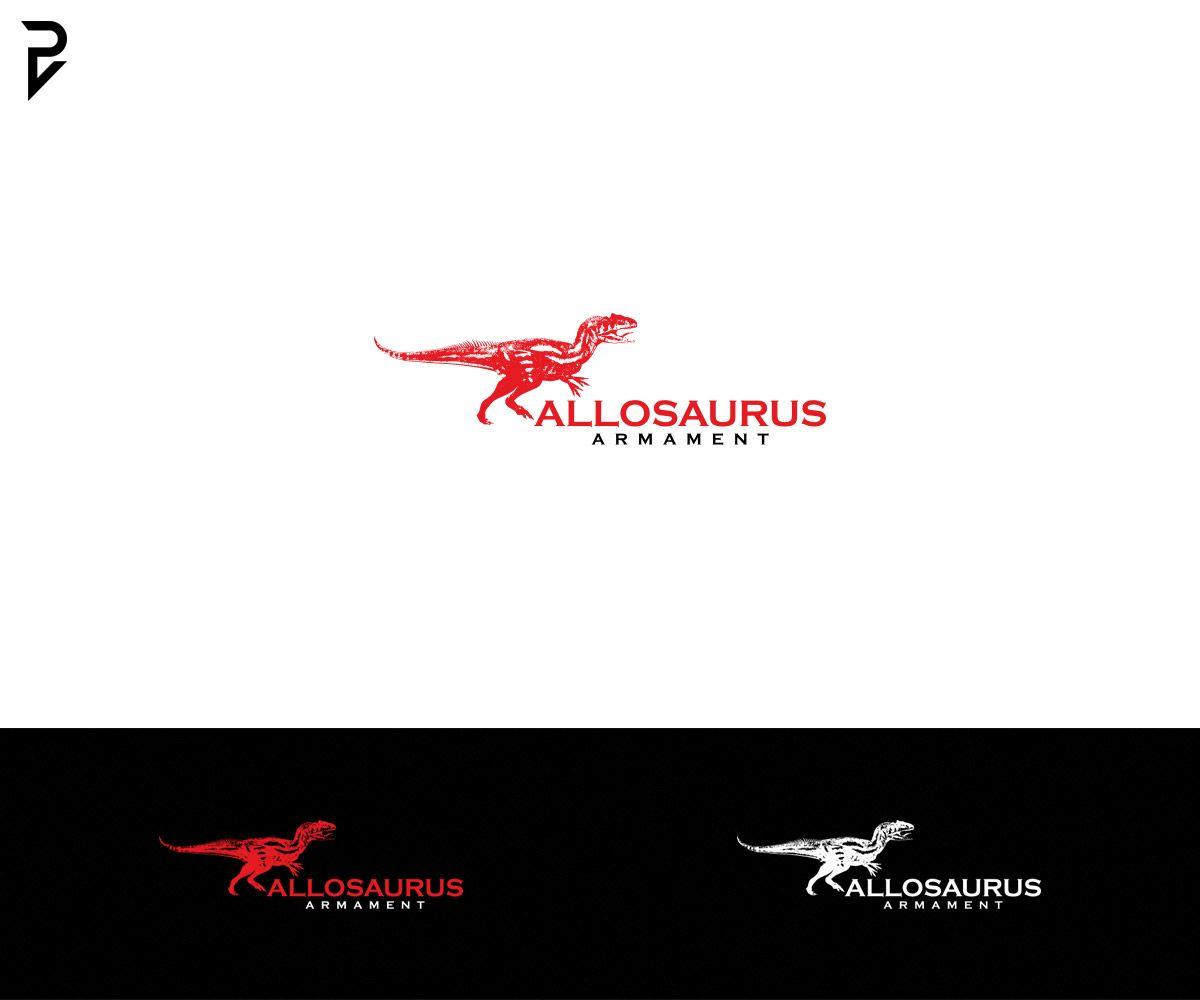Allosaurus Logo - Masculine, Serious Logo Design for ALLOSAURUS ARMAMENT by ...
