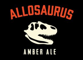 Allosaurus Logo - Allosaurus Amber Ale from Vernal Brewing Company near