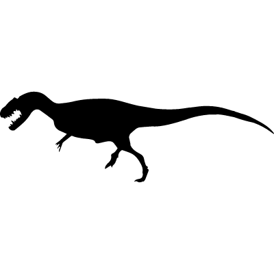 Allosaurus Logo - Allosaurus dinosaur shape ⋆ Free Vectors, Logos, Icons and Photos ...