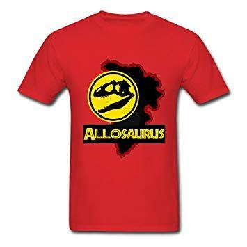 Allosaurus Logo - Catsmini Allosaurus Skull Logo Men's Funny T Shirts: Amazon.co.uk