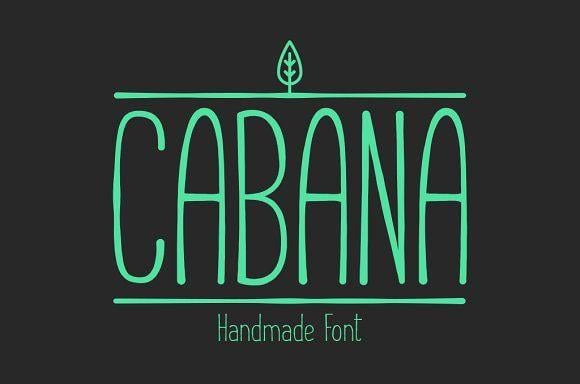 Cabana Logo - Cabana Font Fonts Creative Market