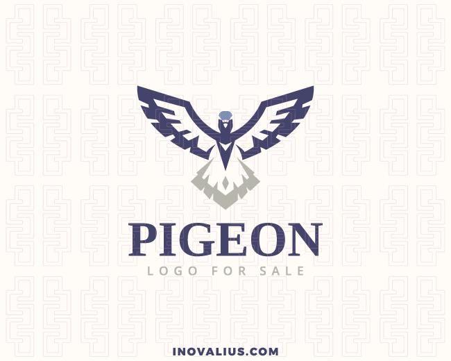 Pigeon Logo - Pigeon Logo Template For Sale | Inovalius