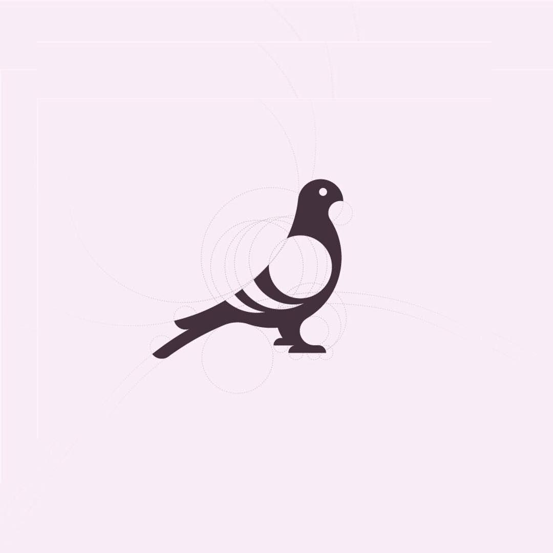 Pigeon Logo - Pin by Andru Gavrish on Logobox | Logo design, Logos, Logo inspiration