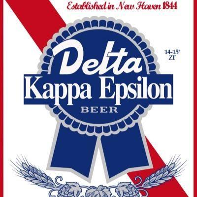 DKE Logo - Delta Kappa Epsilon PBR DEKE DKE | Let's Get ΔΚΕ-y | Pabst blue ...