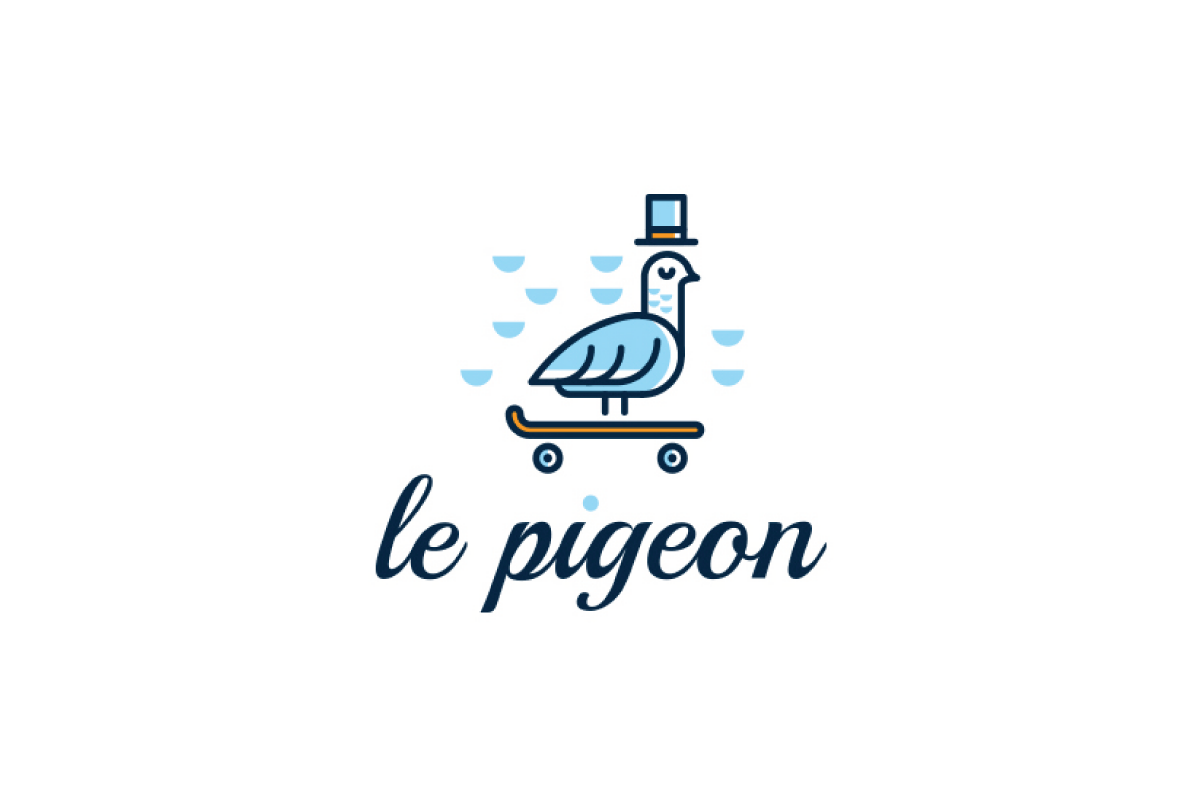 Pigeon Logo - Le Pigeon Logo Design | Logo Cowboy