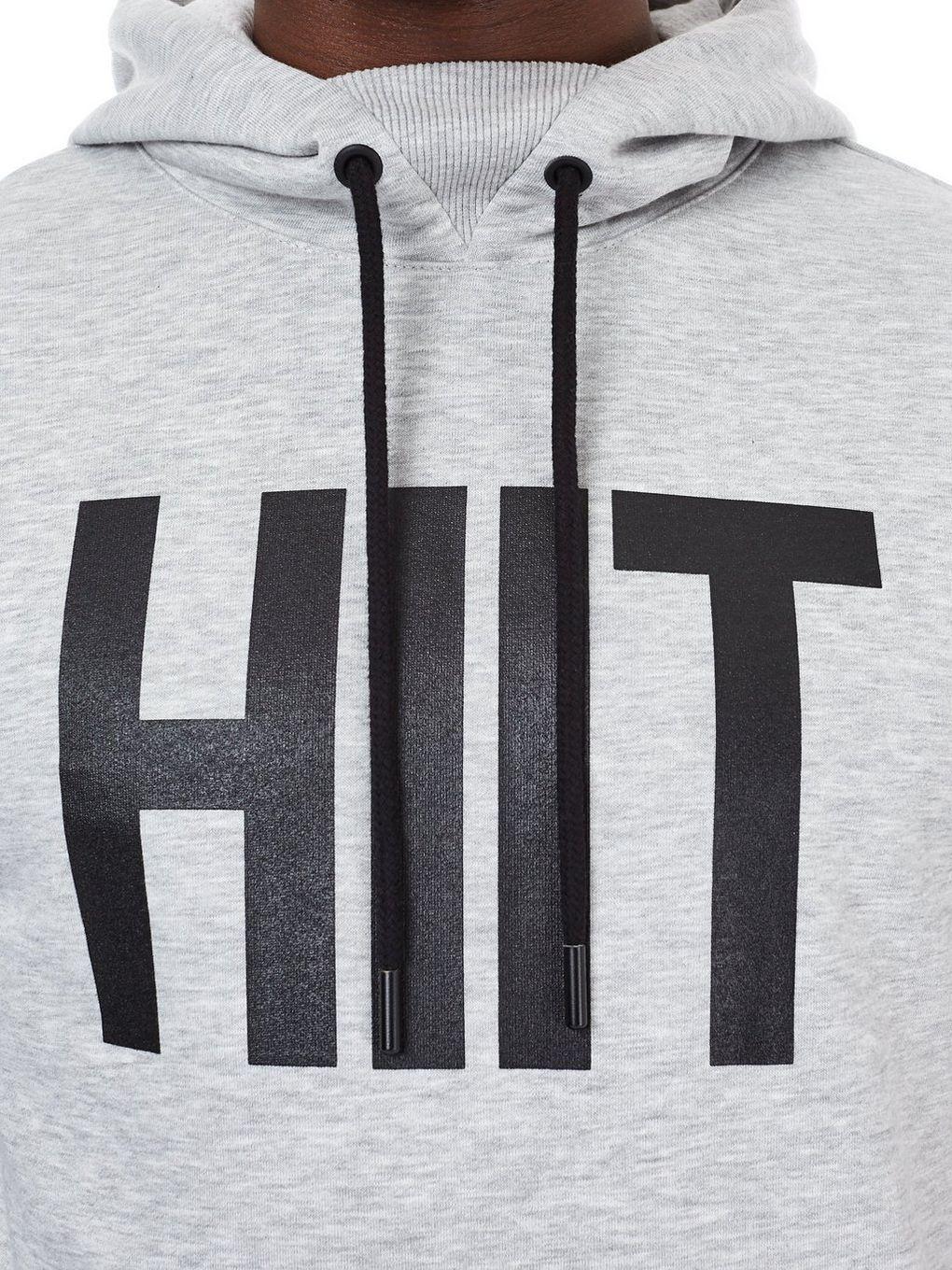 HIIT Logo - HIIT Grey Logo Hoodie - Burton Menswear