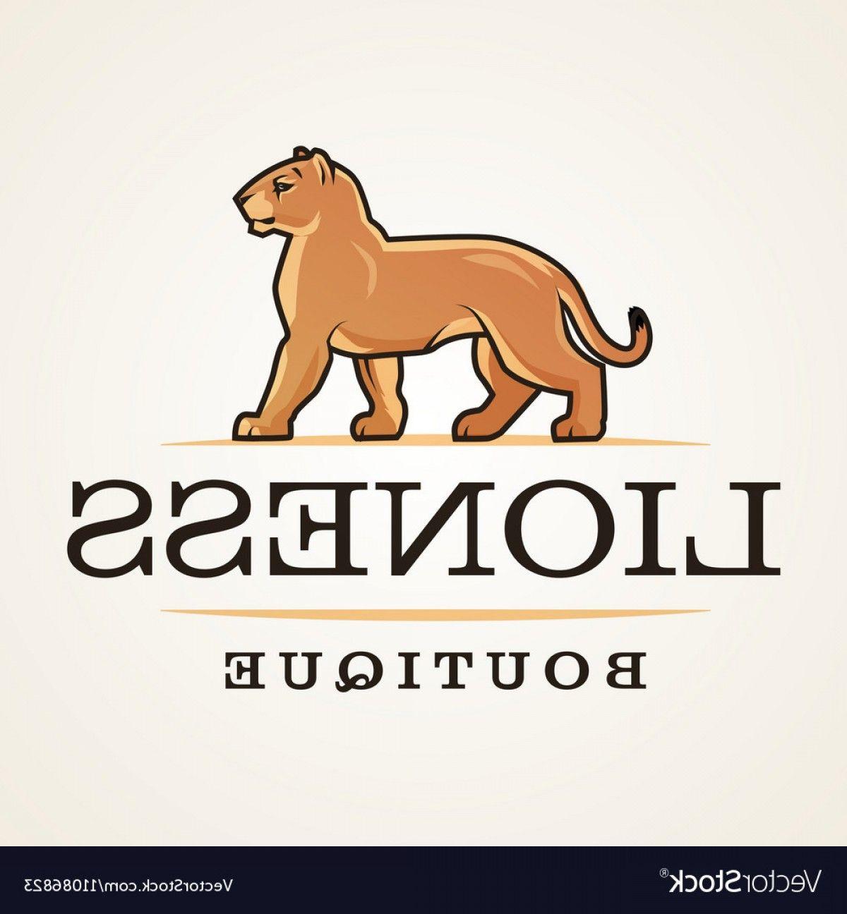 Lioness Logo - Lioness Logo Lion Design Template Shop Or Vector