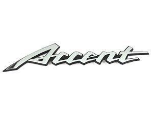 Accent Logo - Genuine New HYUNDAI ACCENT BOOT BADGE Rear Emblem 2003 ...