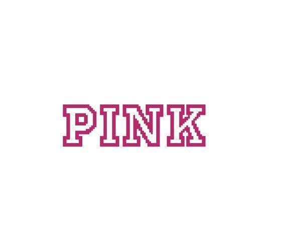 Victoria Secret Pink Logo - Victoria's Secret Pink Cross Stitch Pattern PDF Instant | Etsy
