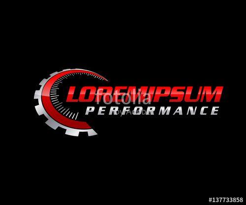 Tachometer Logo - Auto Performance Logo Stock Image And Royalty Free Vector Files