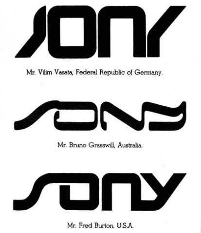 Sony's Logo - Sony's rejected, crowdsourced logo redesigns from 1981 - SlashGear