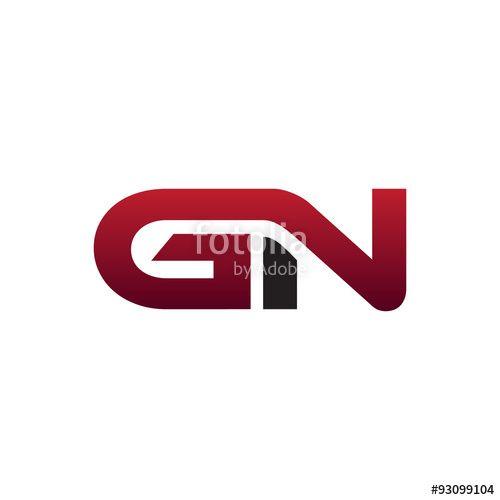 GN Logo - modern initial logo GN 