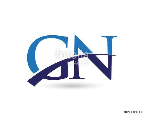 GN Logo - GN Logo Letter Swoosh