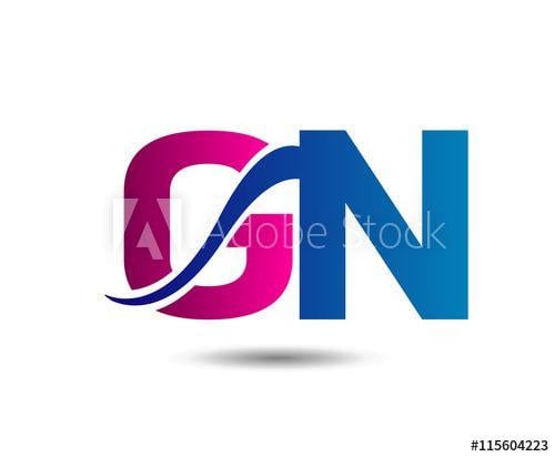 GN Logo - GN logo - Buy this stock vector and explore similar vectors at Adobe ...