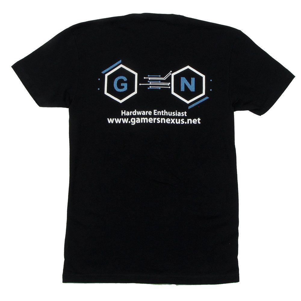 GN Logo - GamersNexus Logo | Men's Black T-Shirt — GamersNexus Official Store