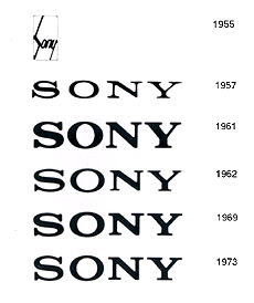 Sony's Logo - Sony Global - Sony History Chapter23 Establishing the Sony Brand