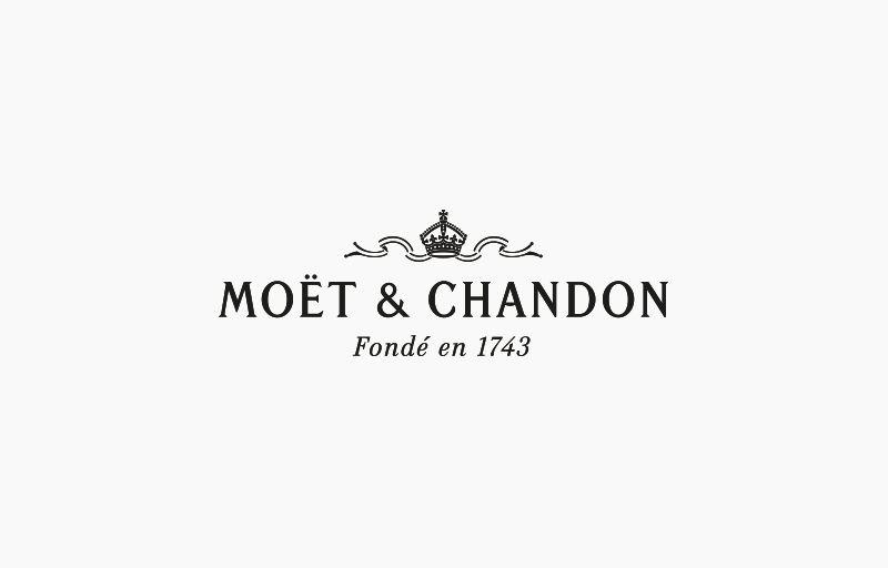 Moet Logo - Moët & Chandon · Agence Pierre Katz · brand identity, packaging