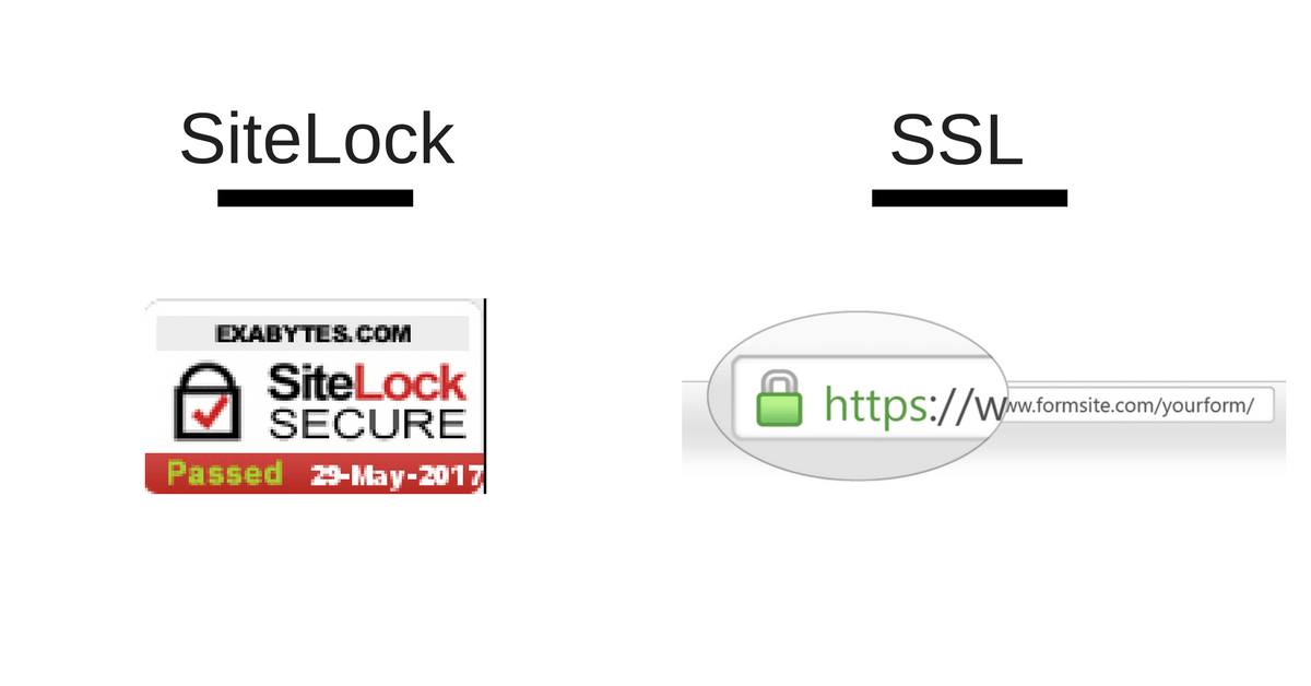 SiteLock Logo - Difference between SiteLock and SSL? If I have SSL for my website ...