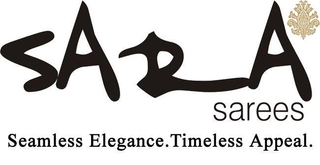 Complete Logo - The complete logo of Sara Sarees along with its tagline, 'Seamless ...